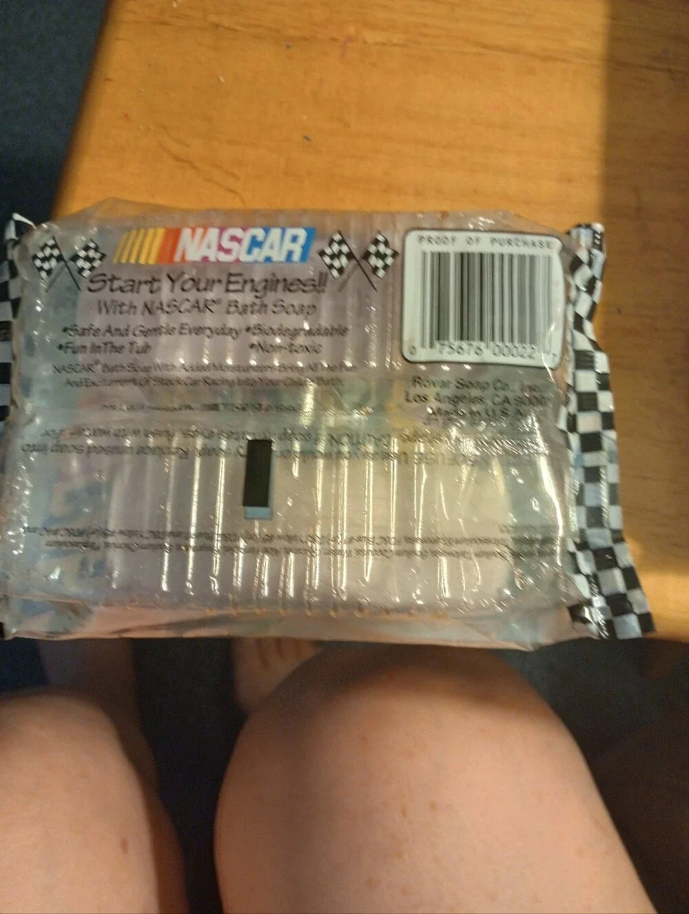 NASCAR   Thee Seperate Pkg  - Racing Car Design  Soap Bars  Two To A Pack.
